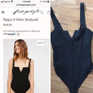 Free People - Pippa - V Wire bodysuit